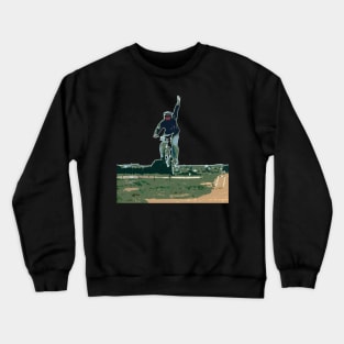 bmx old school Crewneck Sweatshirt